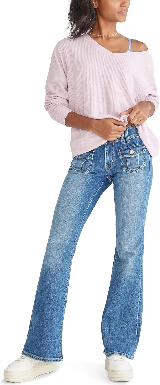 AEROPOSTALE Women's Low Rise Flare Jean