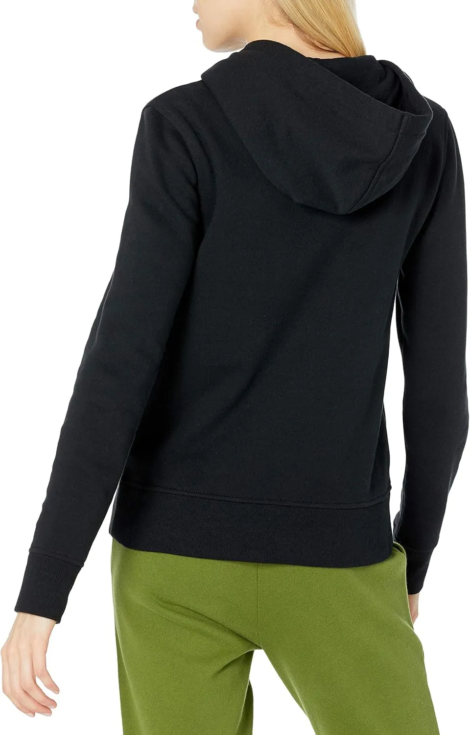 Amazon Essentials Women's Classic-Fit Long-Sleeve Open V-Neck Hooded Sweatshirt