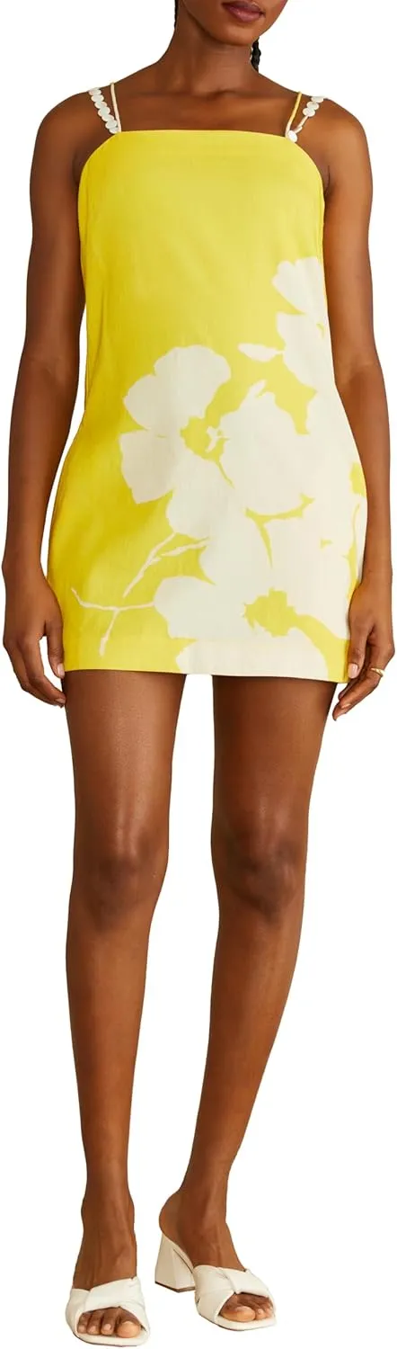 AMUR Women's Lita Beaded Strap Mini Dress