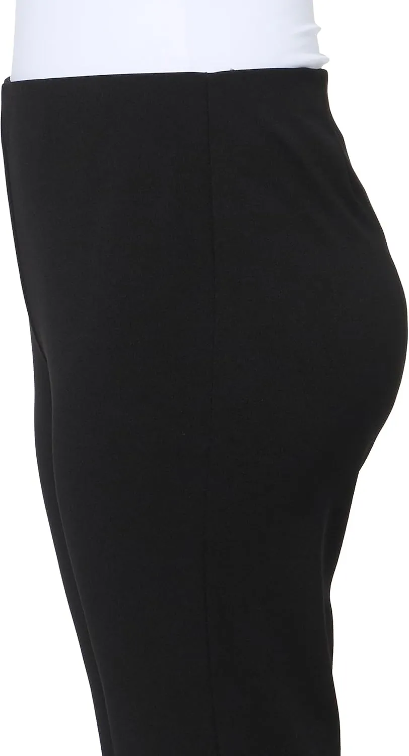 Anne Klein Womens Solid Ankle Pants