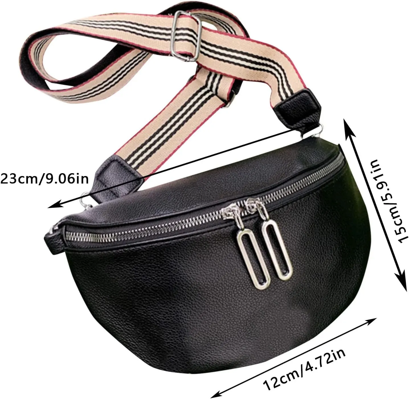Anti Theft Crossbody Bag for Women Convertible Shoulder Bags with Wristlet for Work Running Fanny Pack