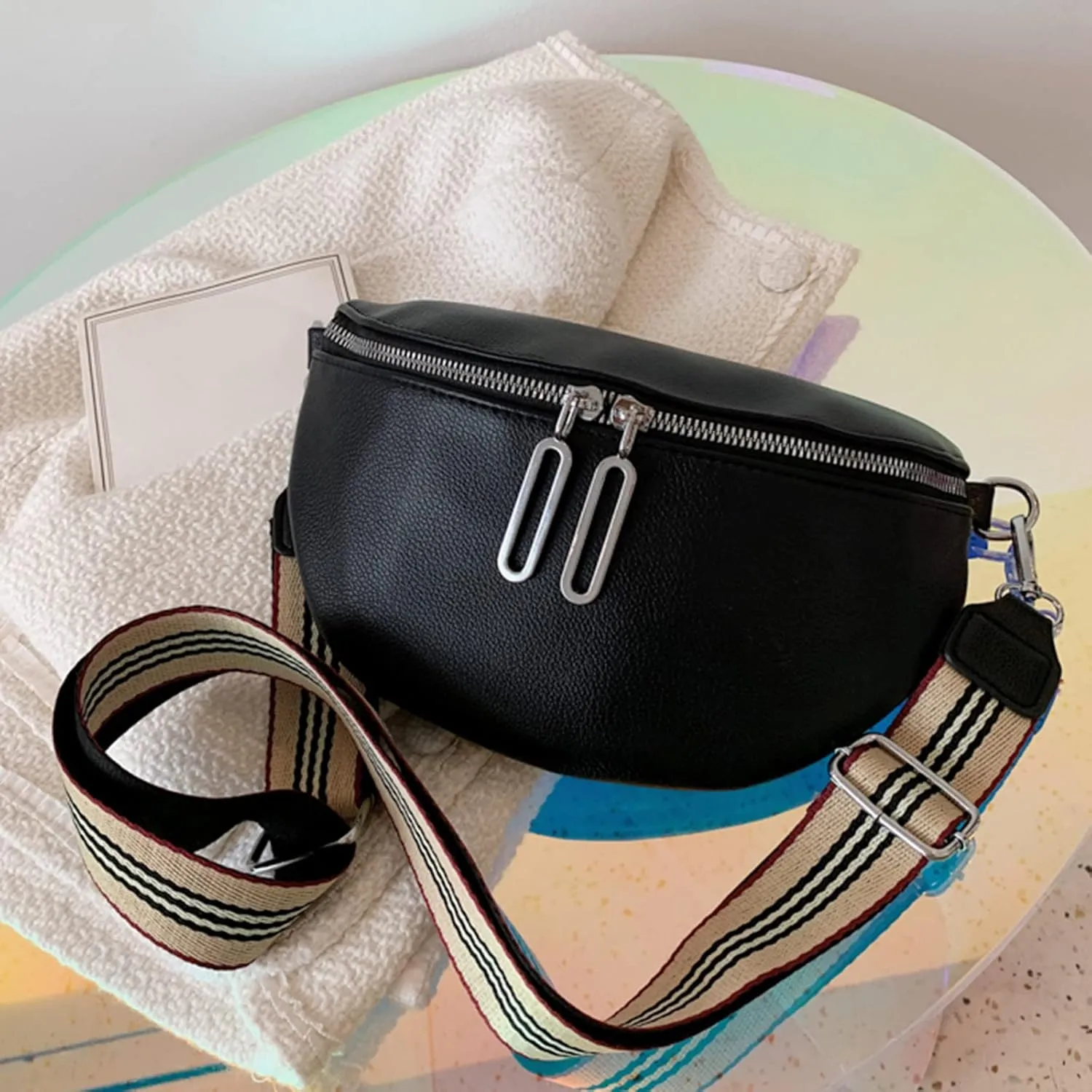 Anti Theft Crossbody Bag for Women Convertible Shoulder Bags with Wristlet for Work Running Fanny Pack