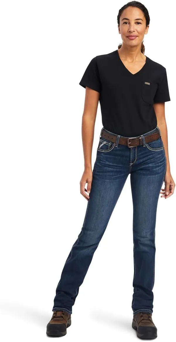 ARIAT Women's Rebar Riveter Straight Jean