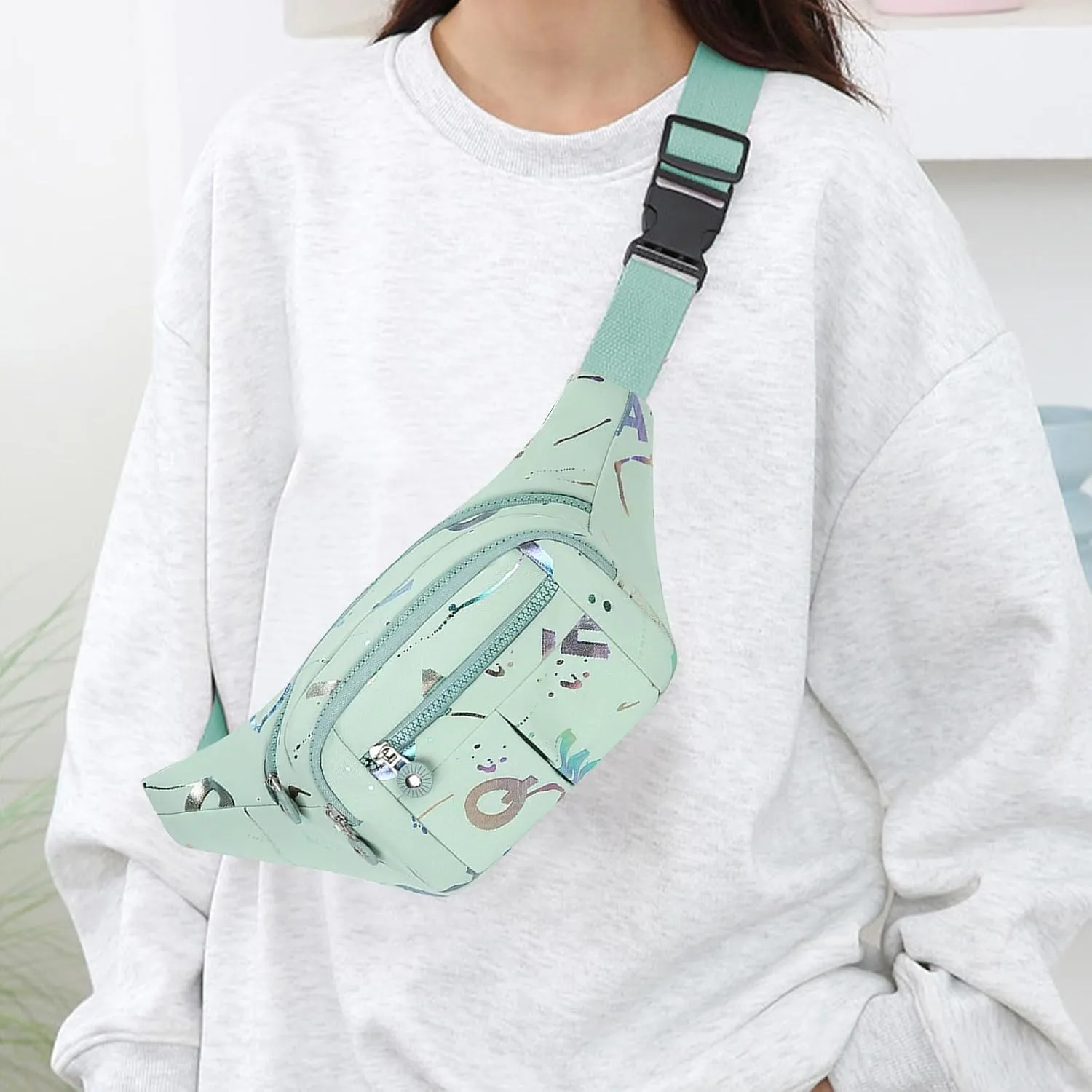 Backpack Crossbody Sling Bag, Chest Bag Daypack for Women Men Travel Hiking Small Crossbody Bag