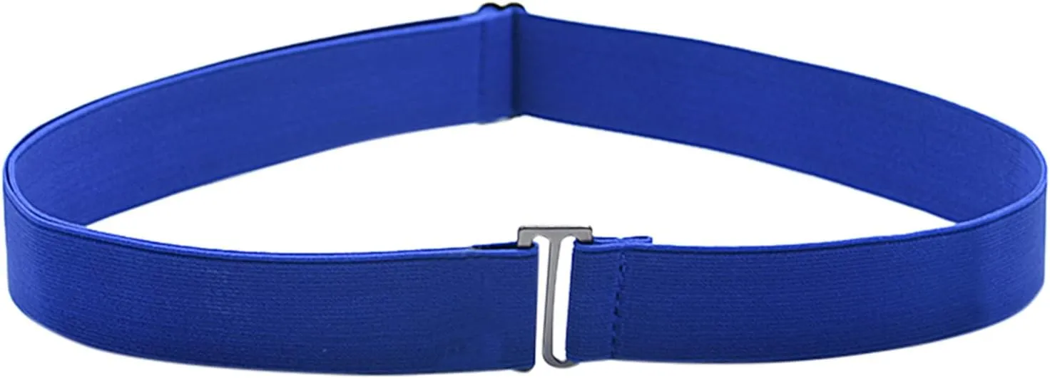 Black Belts For Women Belt Elastic Stretch Waist Belt With Flat Buckle