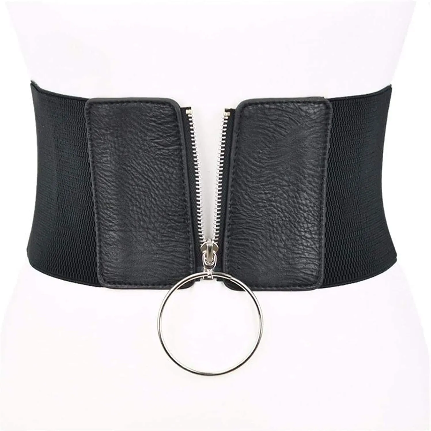 Black Belts For Women Ladies Female Elastic Female Ultra Belts for Women Big Wide Dresses for Met Belt Belt