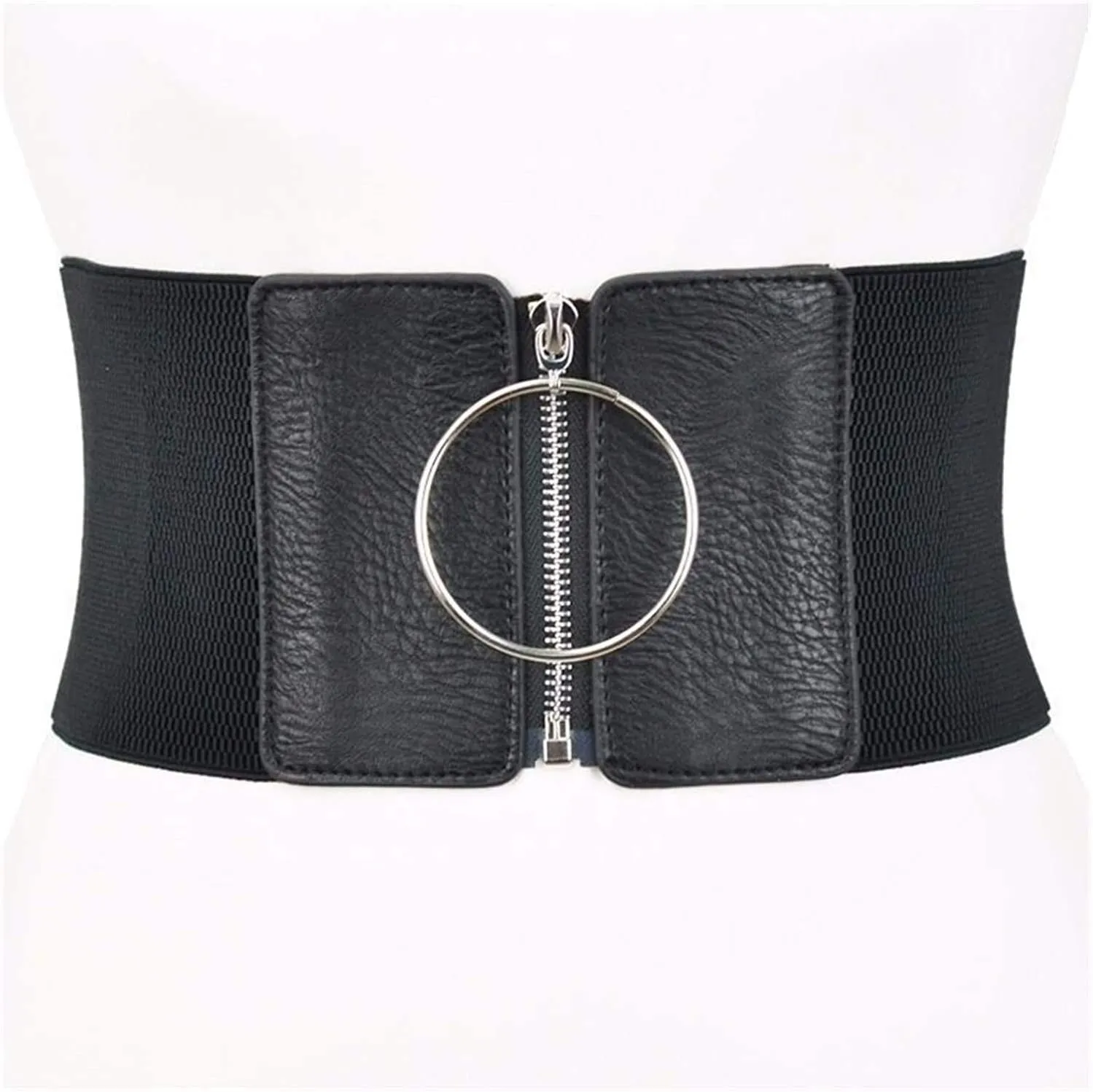 Black Belts For Women Ladies Female Elastic Female Ultra Belts for Women Big Wide Dresses for Met Belt Belt
