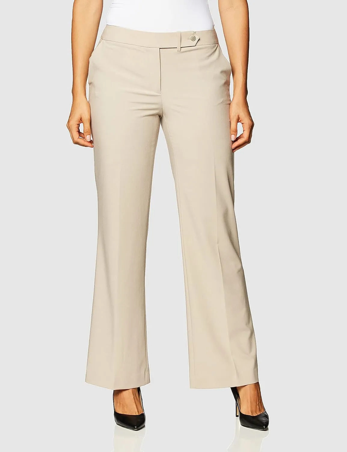 Calvin Klein Straight-Leg Classic Business Casual Pants for Women