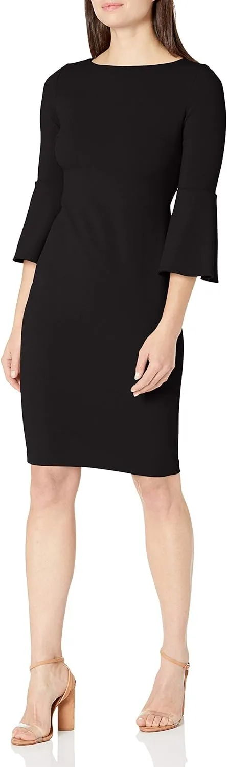 Calvin Klein Women's Peplum Sheath Dress