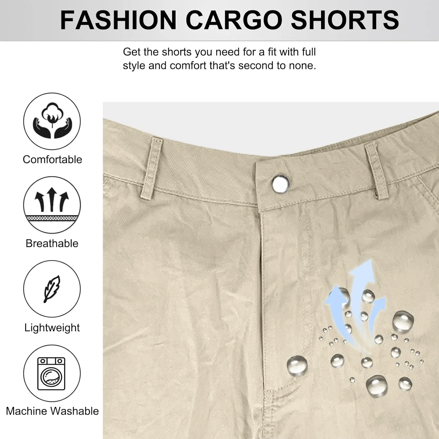 Cargo Shorts Women Flap Pocket Design Bermuda Cargo Shorts Knee Length Summer Hiking Shorts Casual Shorts
