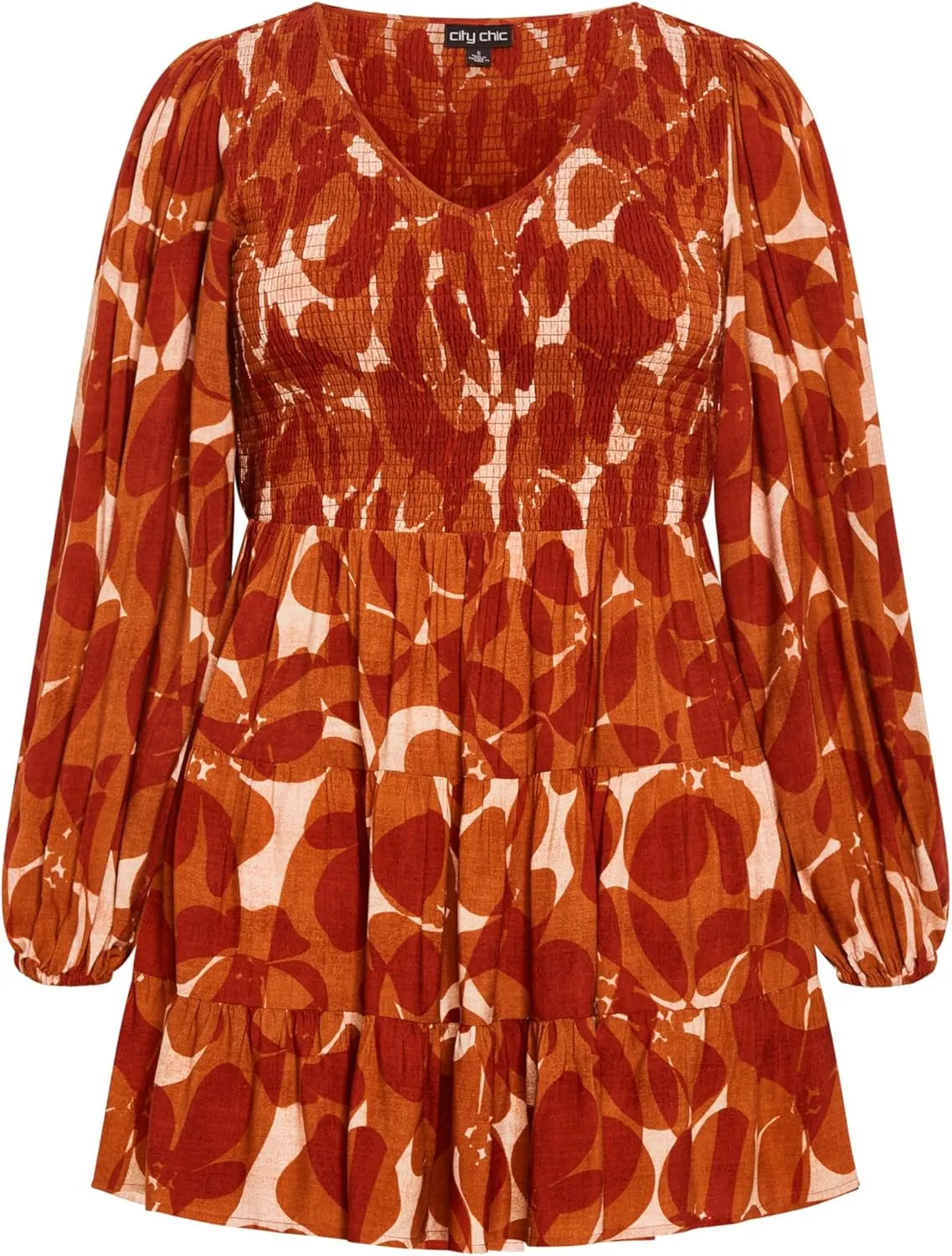 City Chic Women's Jemma Mini Print Dress