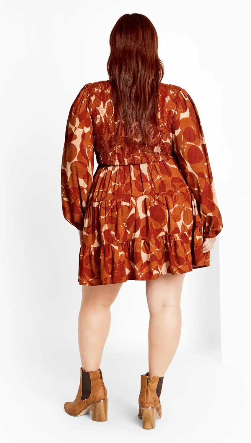 City Chic Women's Jemma Mini Print Dress