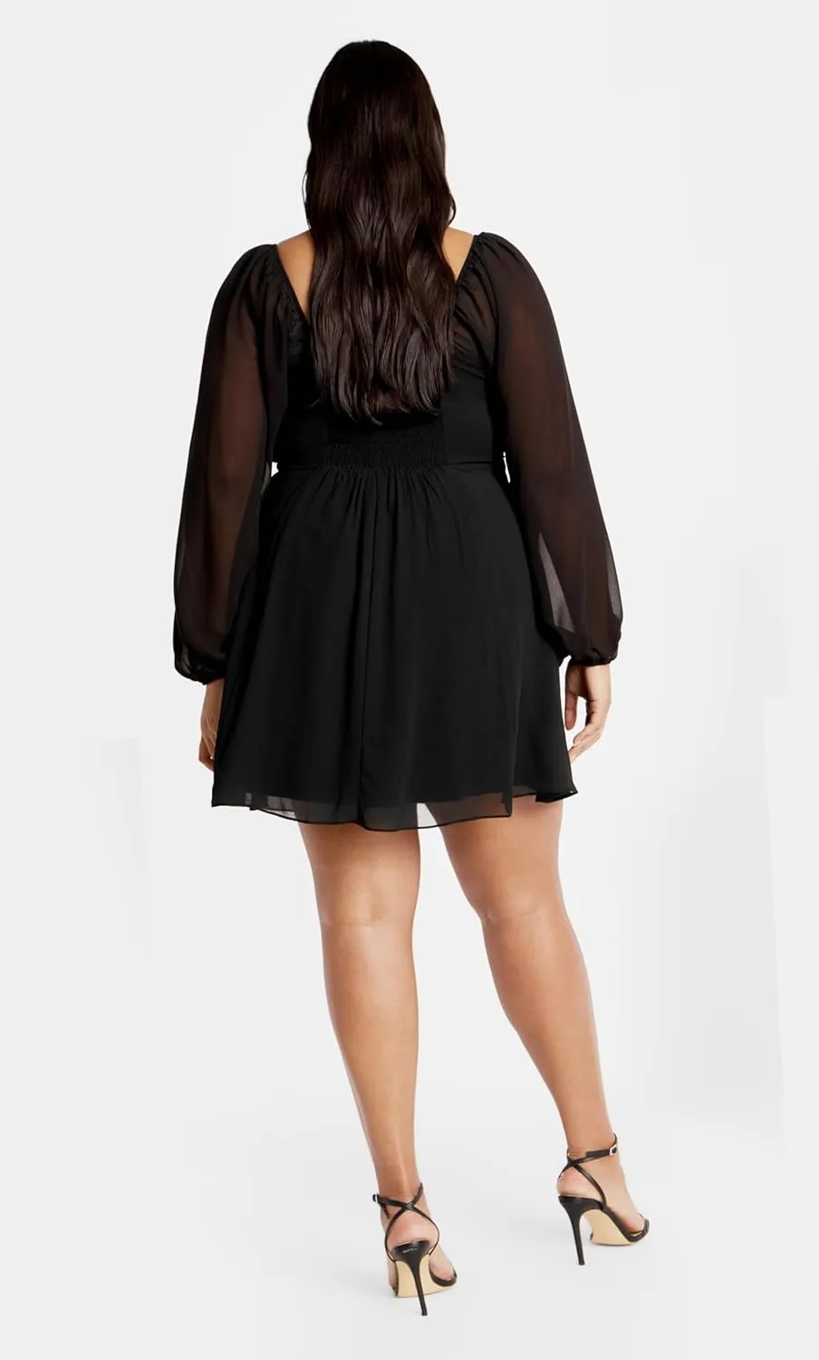 City Chic Women's Plus Size Dress-Flirty Flounce