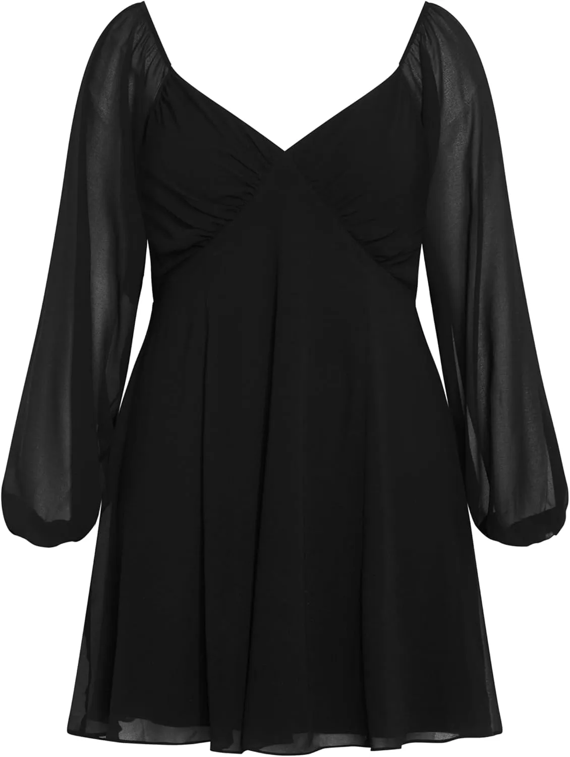 City Chic Women's Plus Size Dress-Flirty Flounce