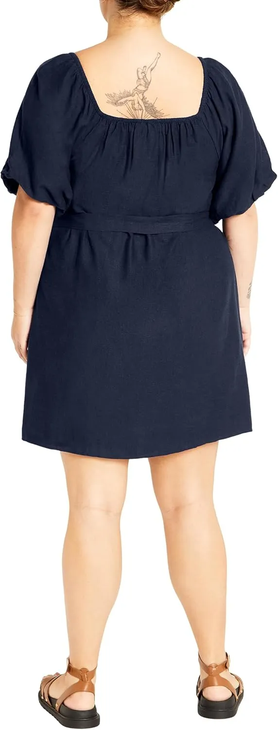 City Chic Women's Plus Size Uptown Mini Dress