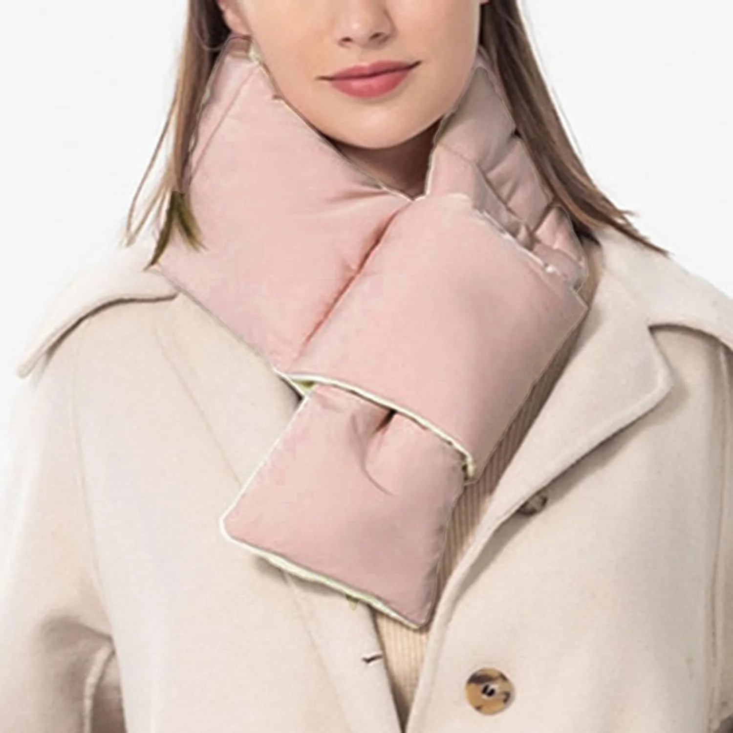 Cold Weather Men's And Women's Winter Solid Neck Protection Windproof Warm Cotton Scarves Big Scarfs Ladies Winter