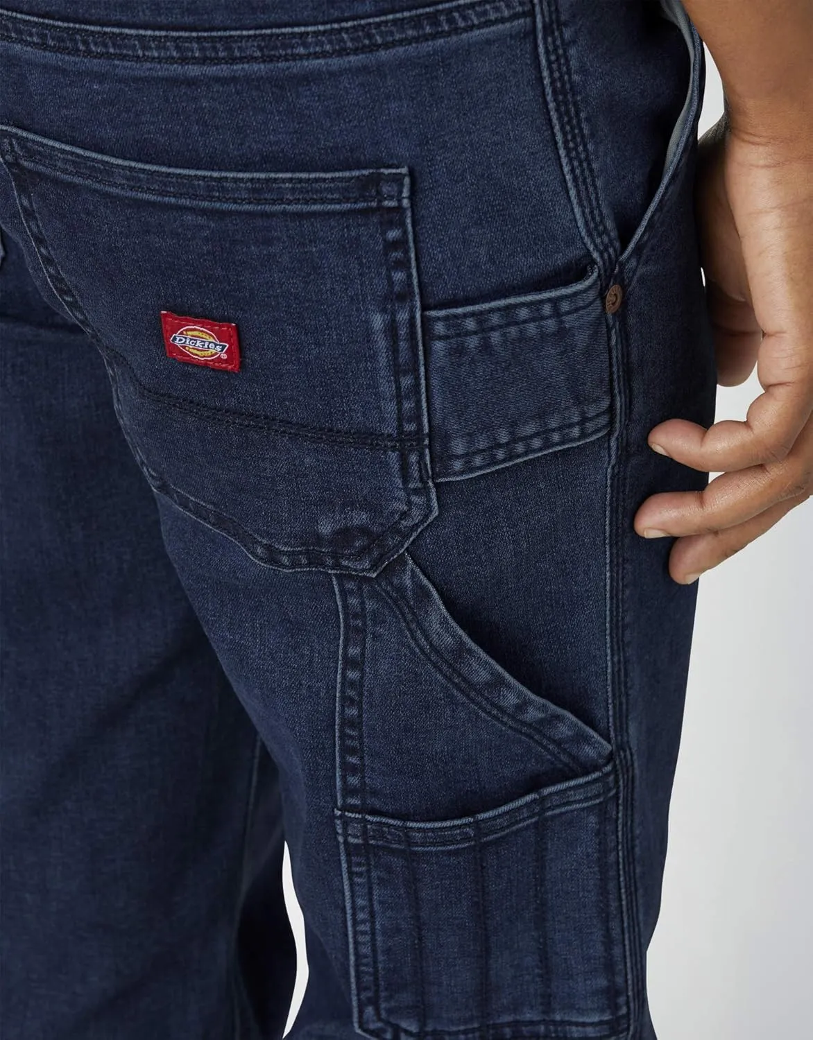 Dickies Womens Denim Straight Carpenter Pants