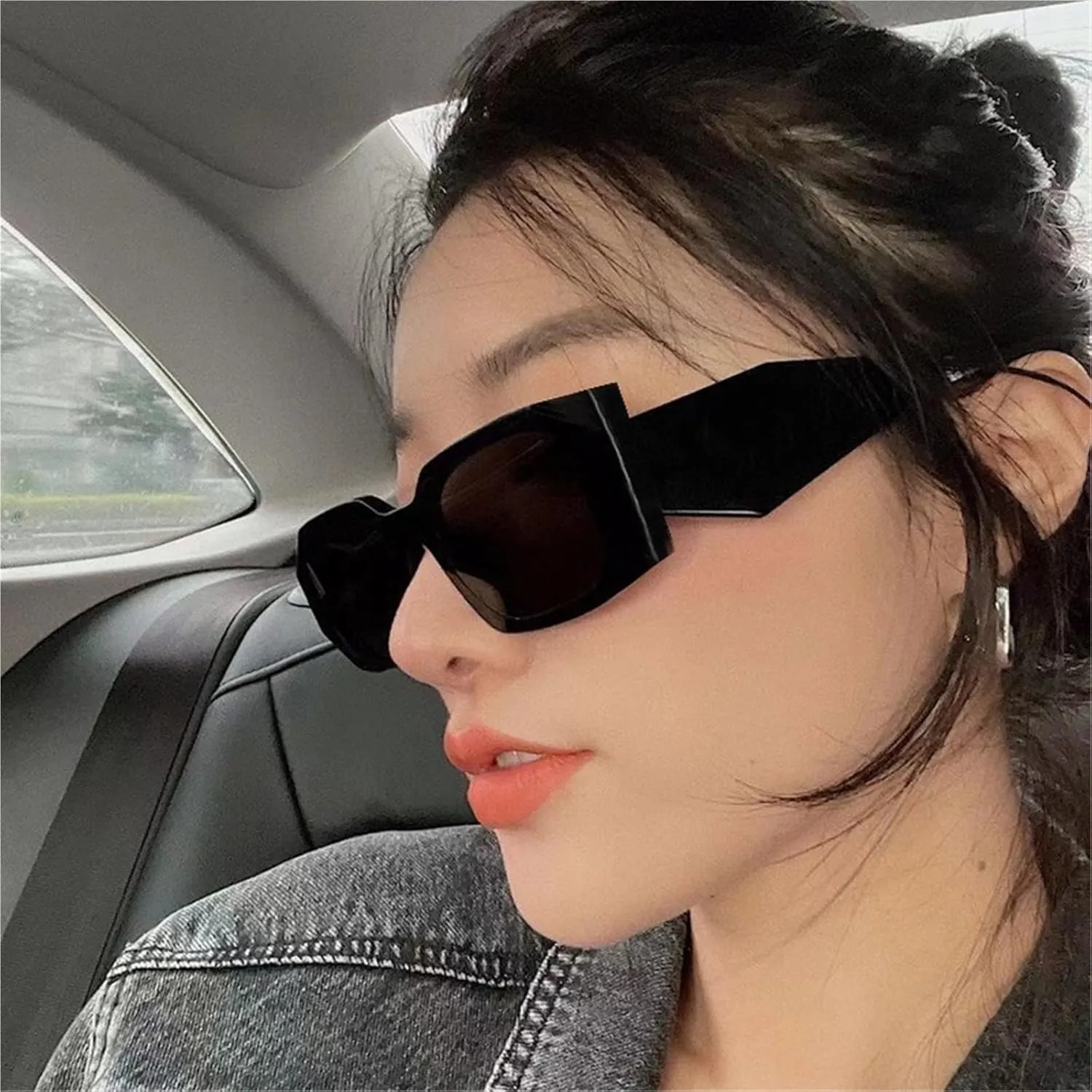 Fashion Wide Leg Personality Sunglasses Men And Women Party Modeling Outdoor Driving Vacation Sun Glasses