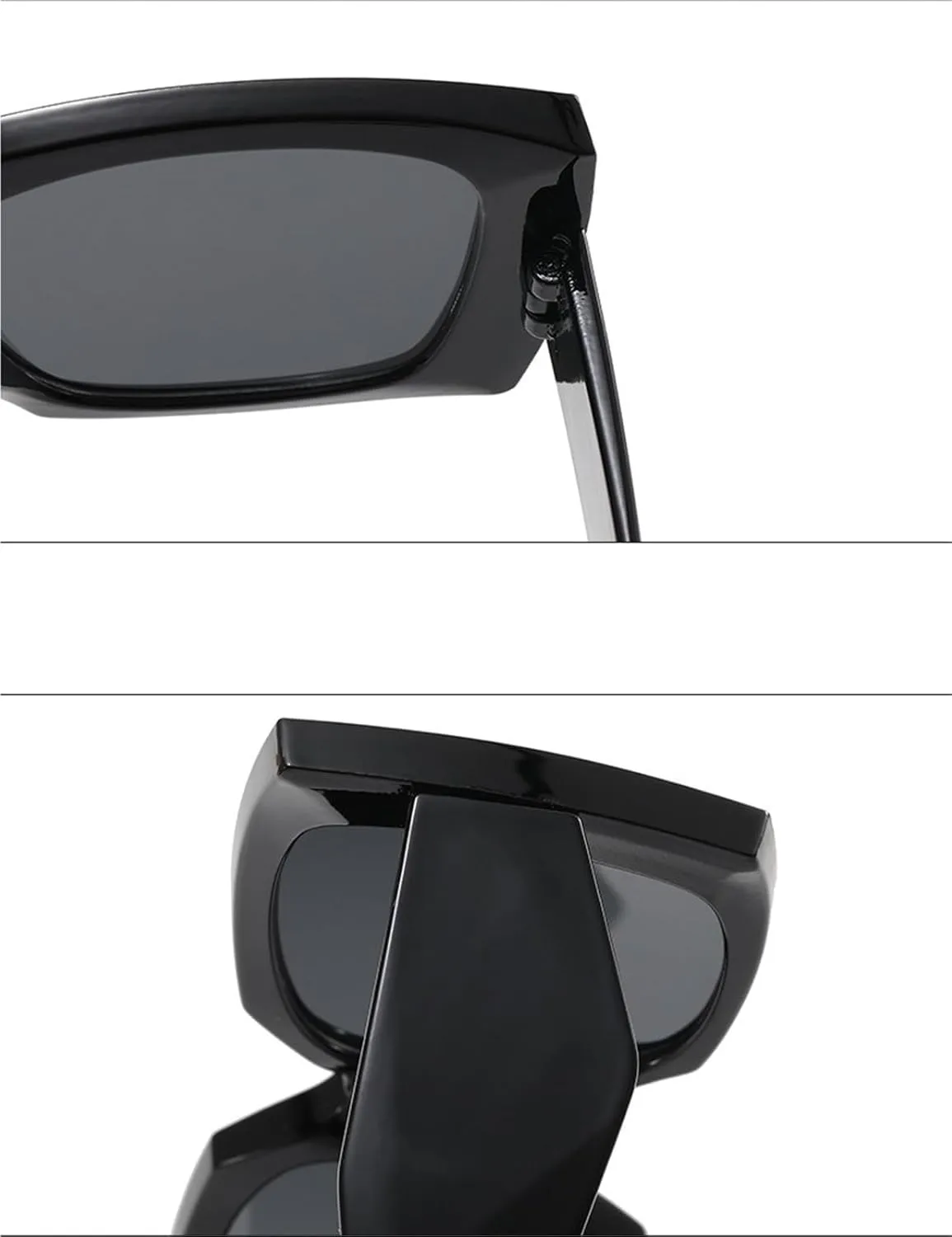 Fashion Wide Leg Personality Sunglasses Men And Women Party Modeling Outdoor Driving Vacation Sun Glasses