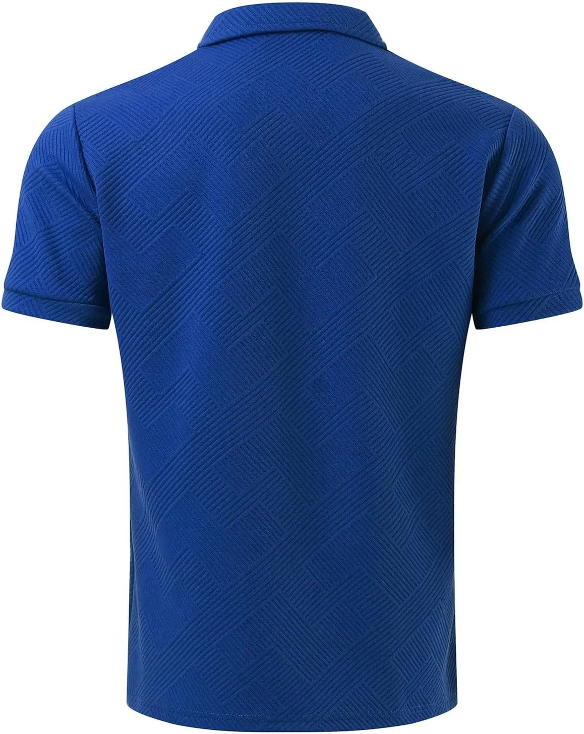 Fxbar Mens Summer Beach 2 Piece Outfits Short Sleeve Casual Polo Shirt & Shorts Set Vacation Essentials Plus Size Outfits