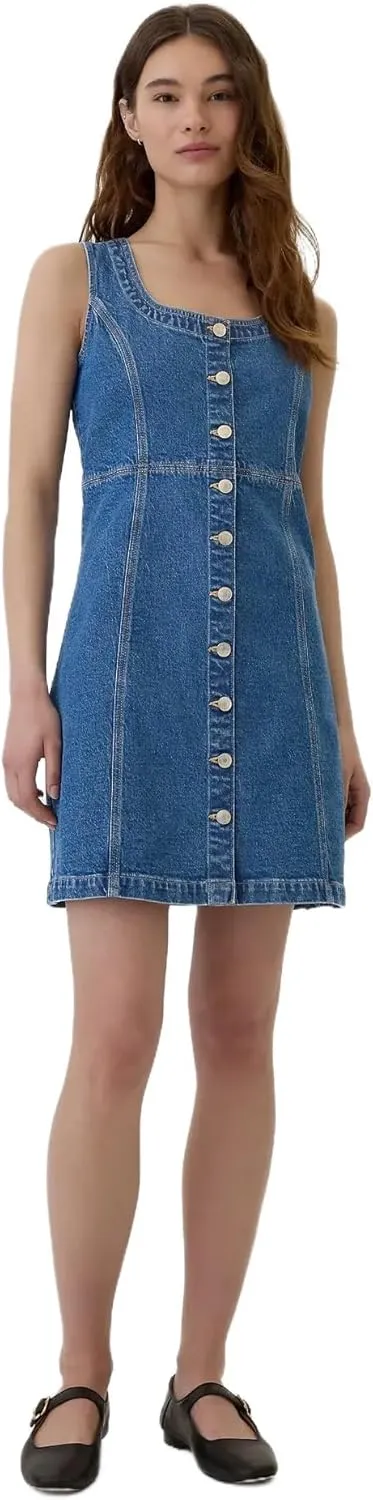 GAP Women's Button Front Shift Dress