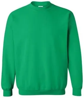 Gildan Activewear Crewneck Fleece Sweatshirt, (G180). Irish Green