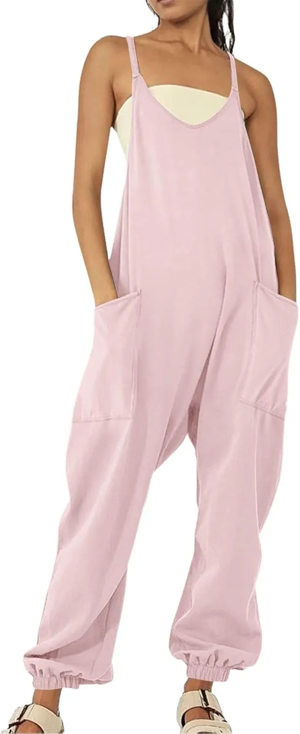 Jumpsuits for Women Casual Summer Outfits Rompers Comfy Beach Vacation Trendy Overalls Jumpers Fashion Clothes 2025