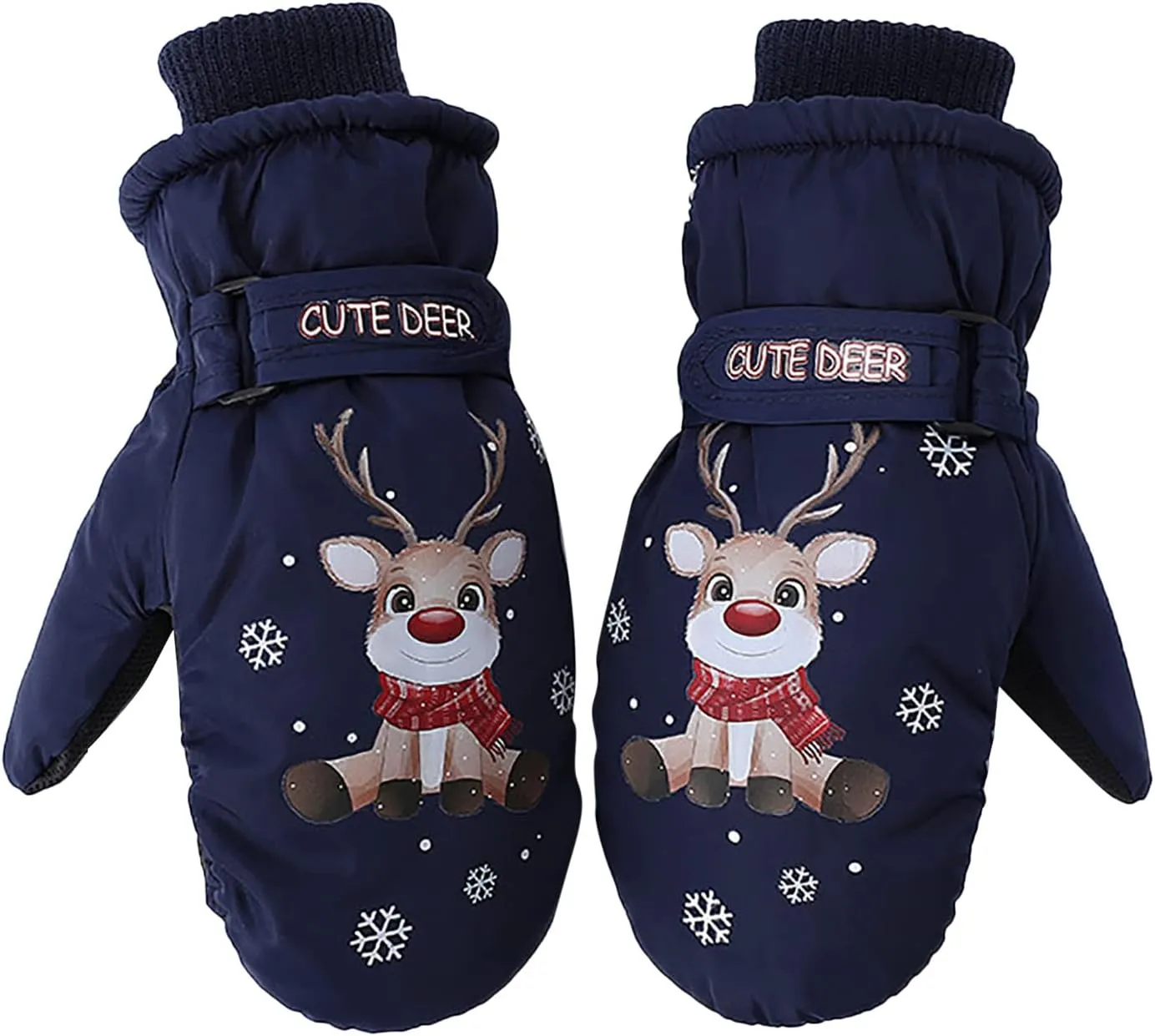 Kids Winter Gloves Snow Ski Waterproof Thermal Insulated Gloves For Boys Girls Toddler Children Youth For Cold Weather
