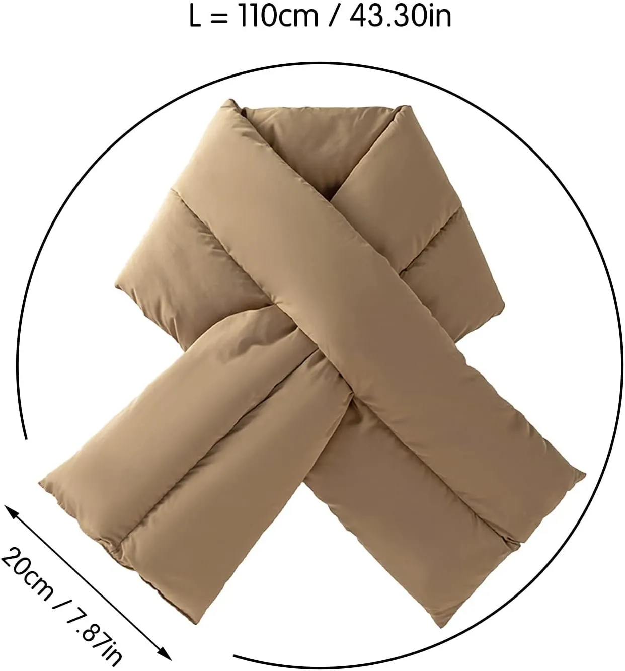 Ladies Winter Scarves Men's And Women's Winter Solid Neck Protection Windproof Warm Cotton Scarves Head Scarf for