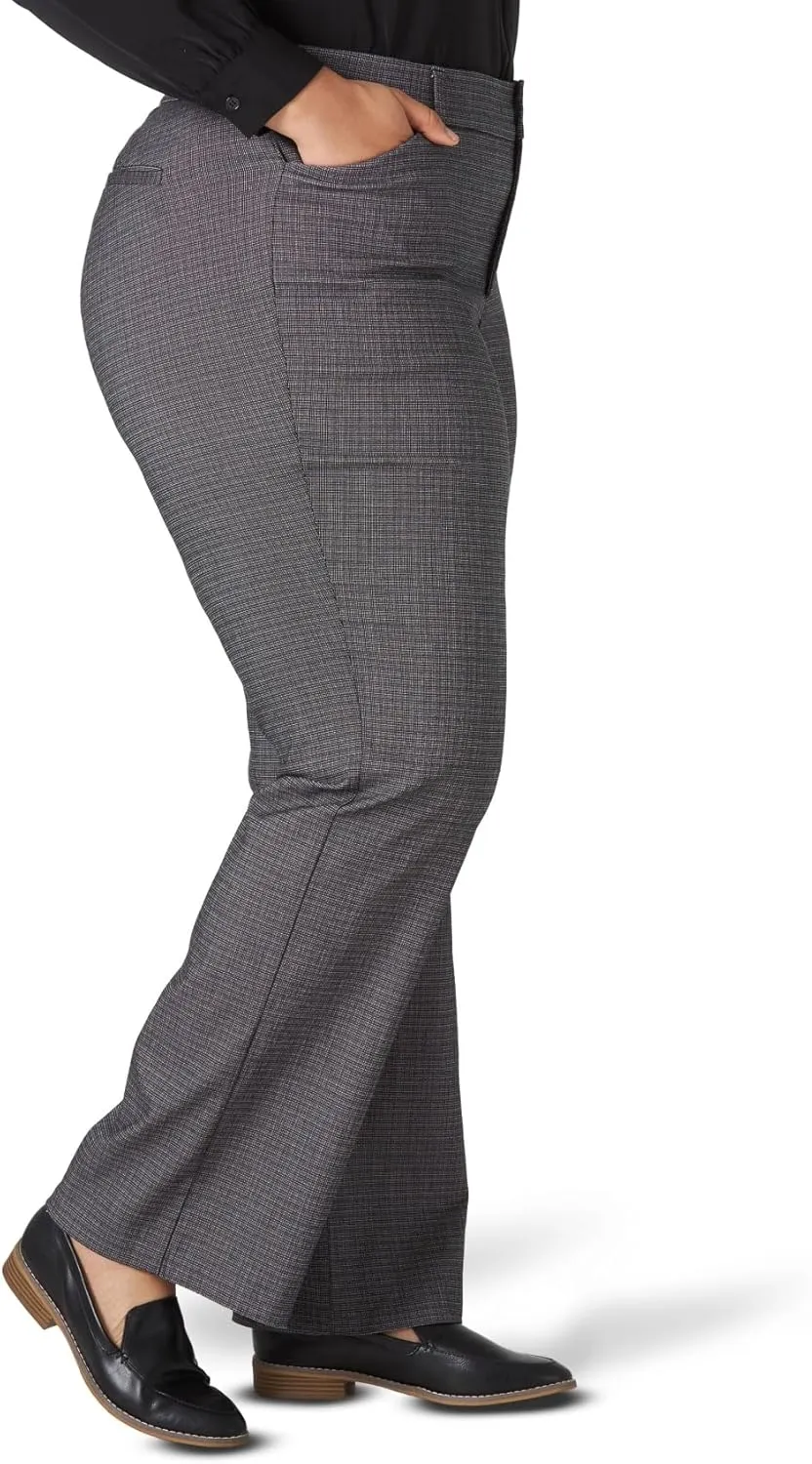 Lee Women's Plus Size Ultra Lux Comfort with Flex Motion Trouser Pant