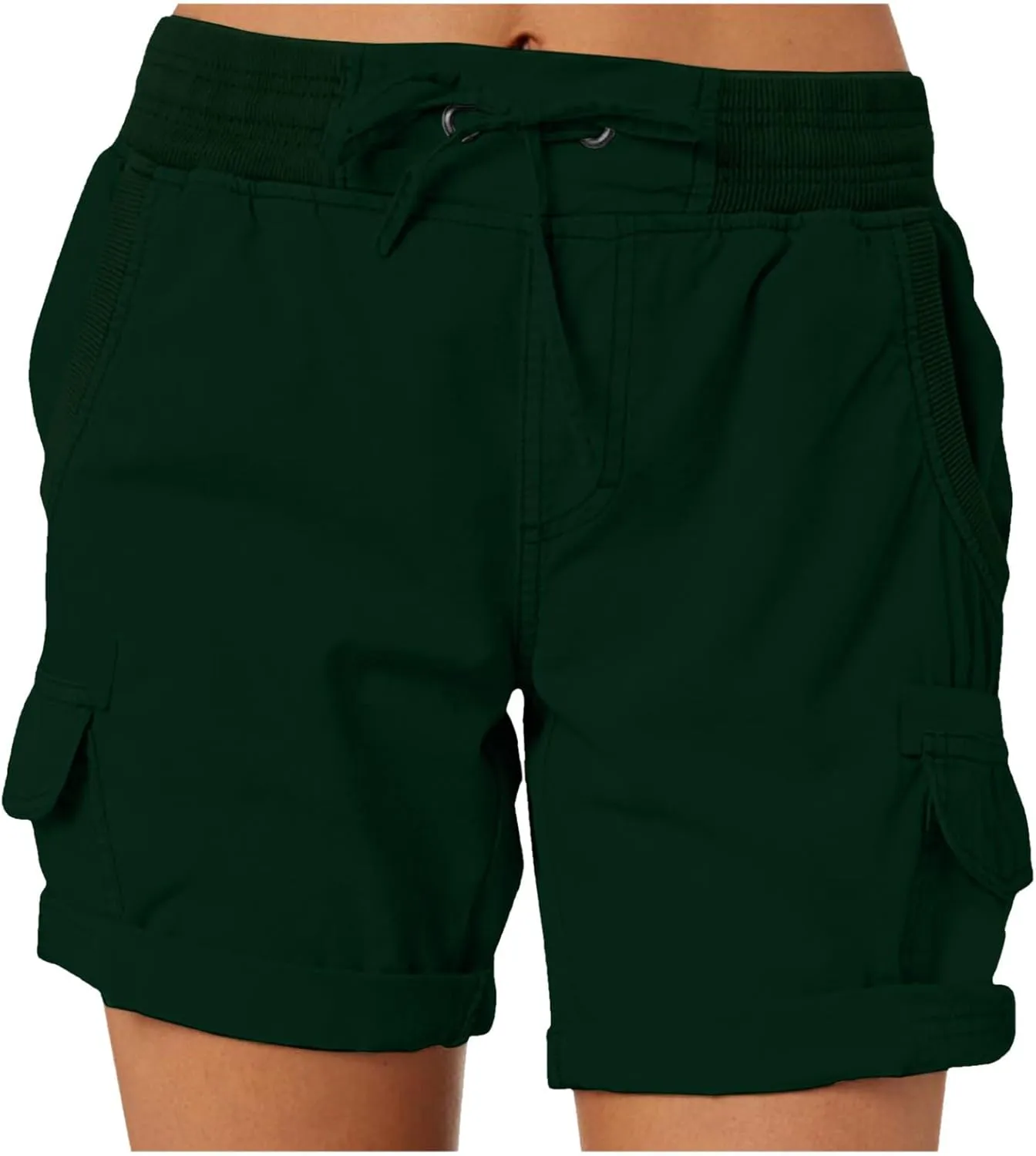 Lightweight Hiking Shorts Women Plus Size Summer Trendy Cargo Shorts Althletic Workout Bermuda Shorts with Pockets