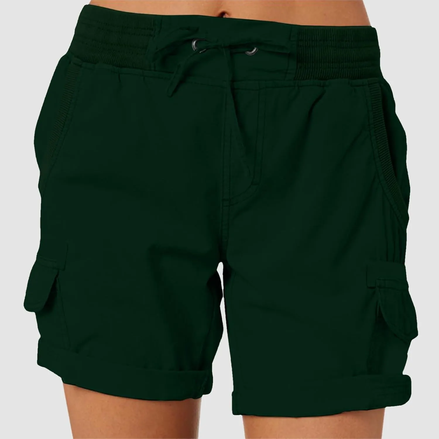 Lightweight Hiking Shorts Women Plus Size Summer Trendy Cargo Shorts Althletic Workout Bermuda Shorts with Pockets