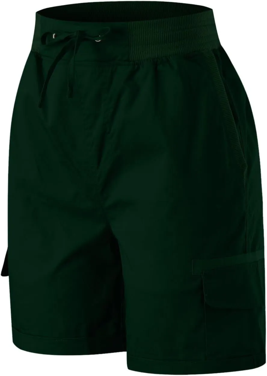 Lightweight Hiking Shorts Women Plus Size Summer Trendy Cargo Shorts Althletic Workout Bermuda Shorts with Pockets