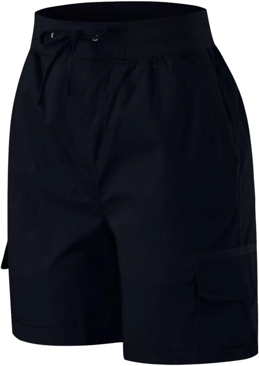 Lightweight Hiking Shorts Women Plus Size Summer Trendy Cargo Shorts Althletic Workout Bermuda Shorts with Pockets