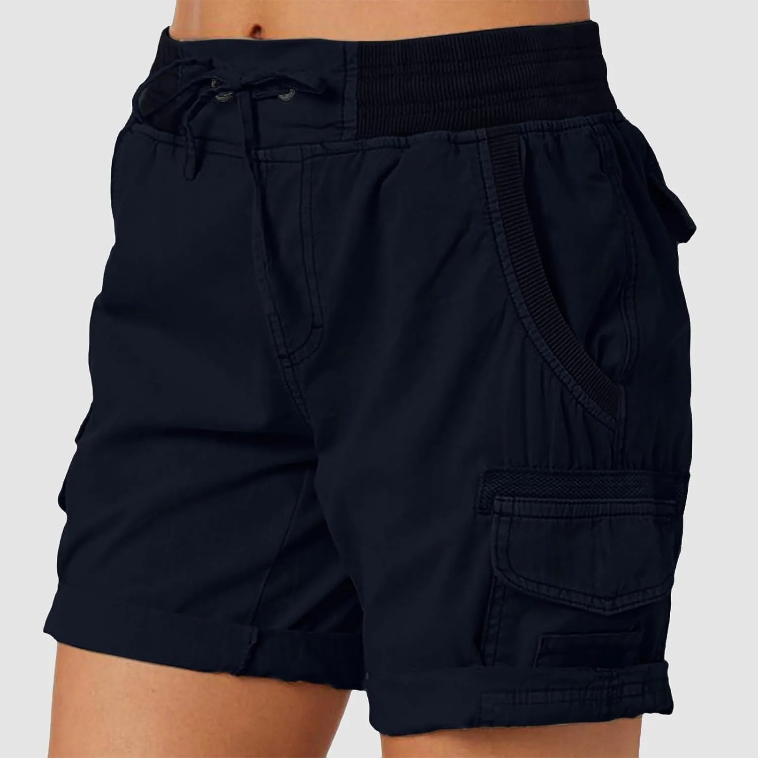 Lightweight Hiking Shorts Women Plus Size Summer Trendy Cargo Shorts Althletic Workout Bermuda Shorts with Pockets