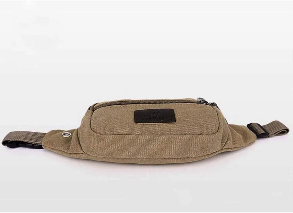 Lightweight Sling Bag for Men Chest Bags Daypack Crossbody for Travel Sport Running Hiking Water Proof Bag(Khaki)