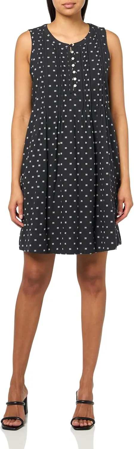Lucky Brand Women's Textured Pintuck MINI Dress
