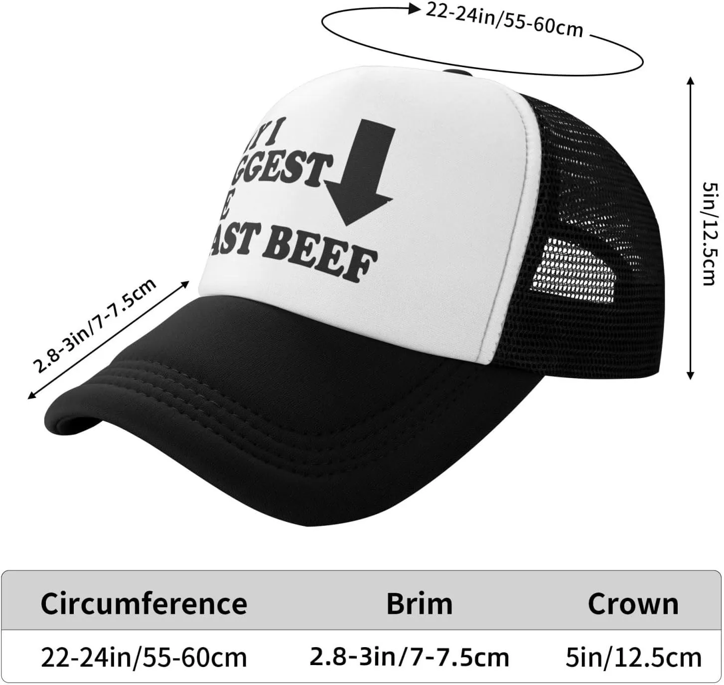 May I Suggest The Roast Beef Trucker Hat Funny Hats Men Women Adult Dirty Humor Vintage Snapback Baseball Cap