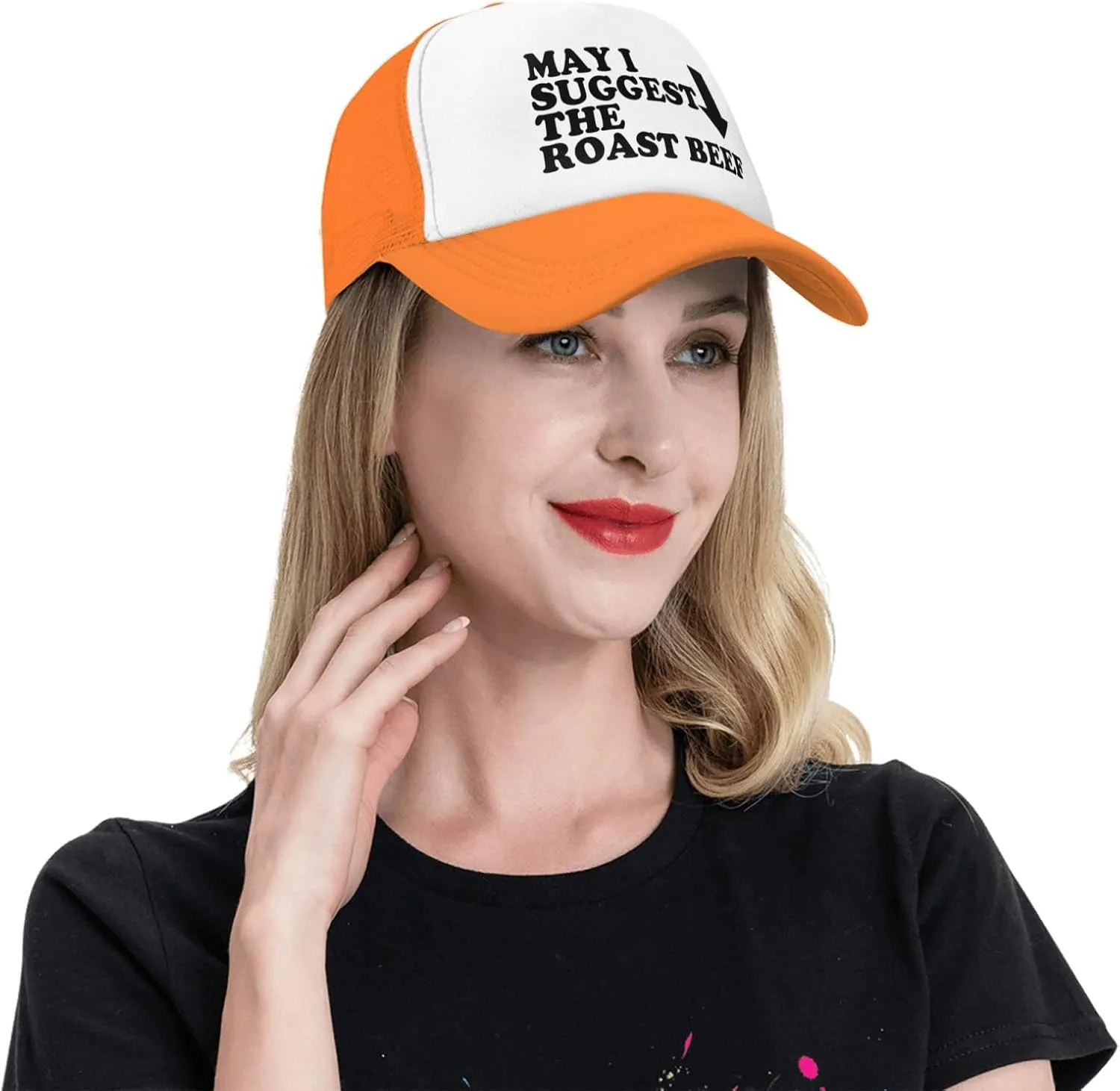 May I Suggest The Roast Beef Trucker Hat Funny Hats Men Women Adult Dirty Humor Vintage Snapback Baseball Cap