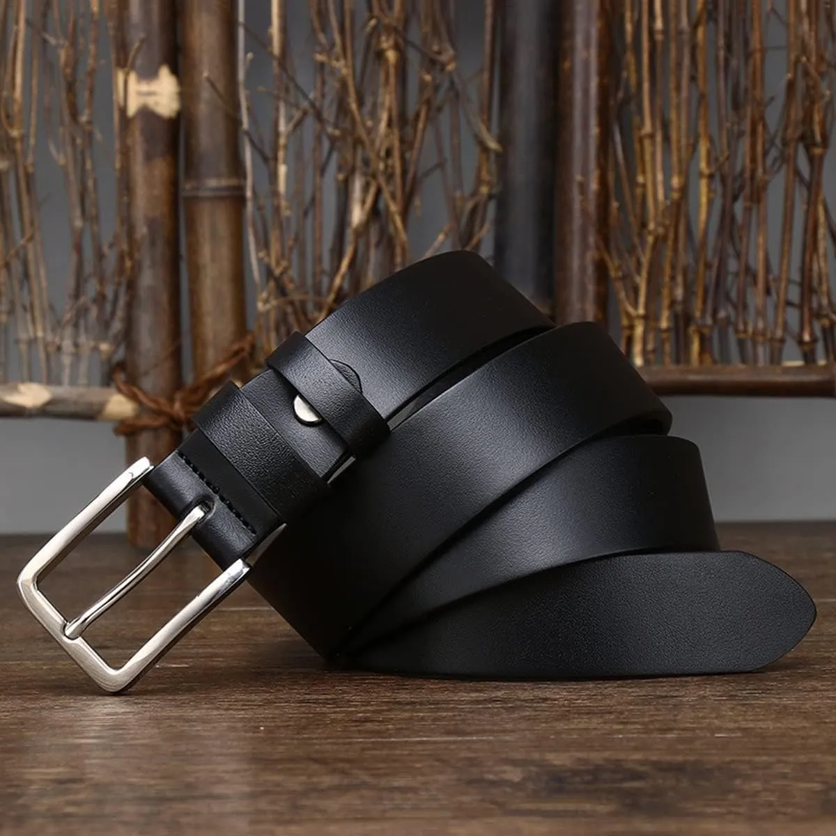 Mens Belts Business Work Dress Casual Belts Genuine Leather Jeans Belts