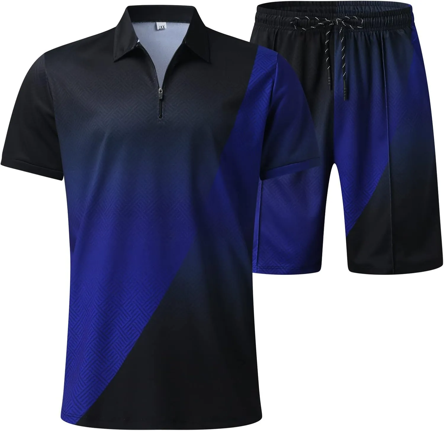 Men's Summer Beach Outfits 2 Piece Short Sleeve Shirts and Shorts Texture Linen Vacation Sets for Men 2025