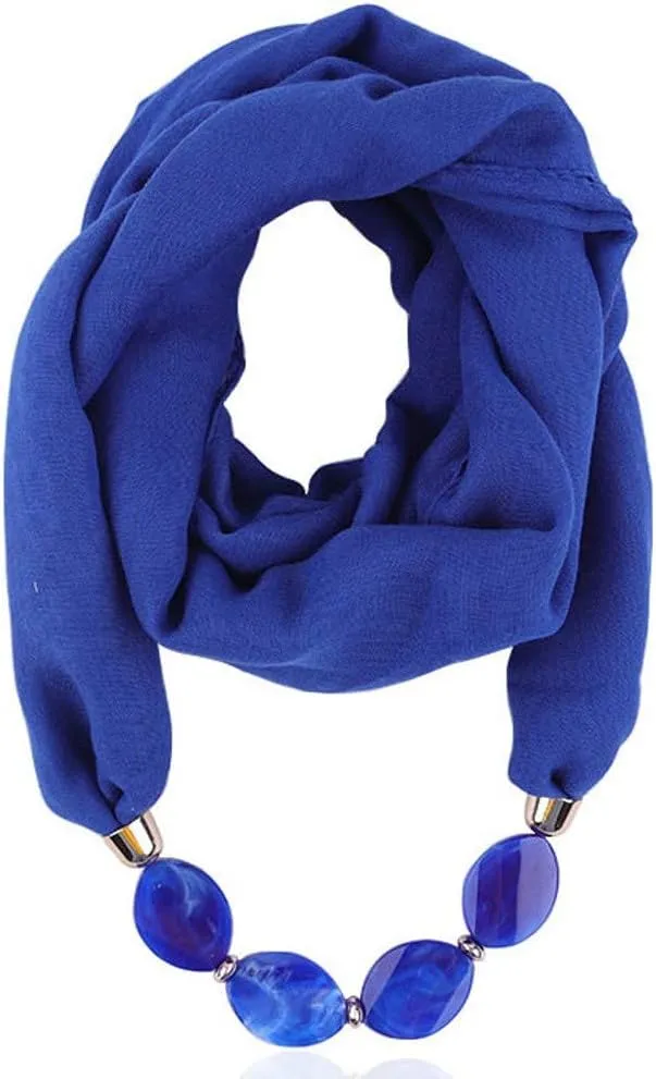 Oplxuo Vintage Ethnic Women's Scarf Cotton Linen Necklace Pendant Ethnic Style Soft Necklace Scarves Cotton Neck Fall Shawls