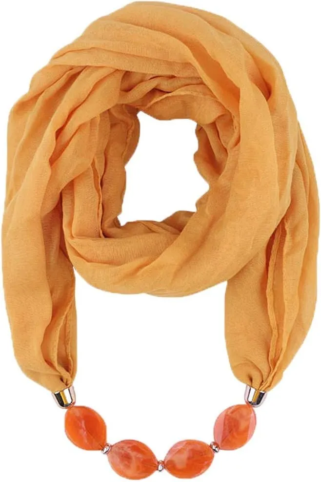 Oplxuo Vintage Ethnic Women's Scarf Cotton Linen Necklace Pendant Ethnic Style Soft Necklace Scarves Cotton Neck Fall Shawls