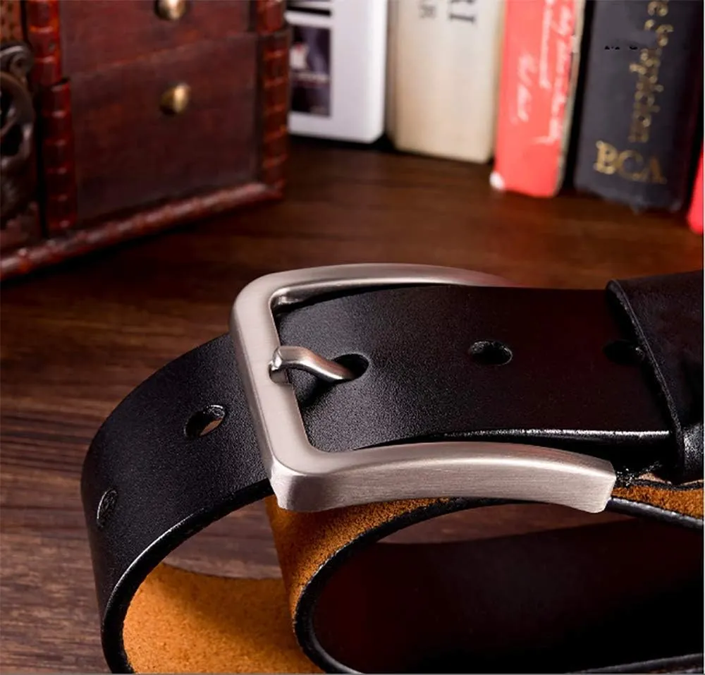 Personalized Belts For Dad-Engraved Belts-Brown Genuine Leather Belts-LB23