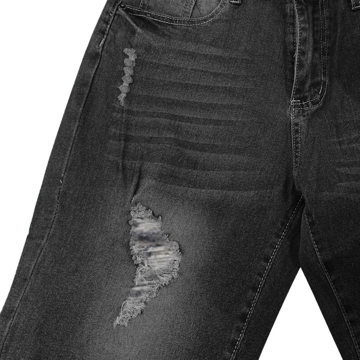 Plus Size Denim Shorts Women High Waisted Ripped Jean Shorts Stretchy Folded Hem Short Jean Distressed Sexy Mini Jean Shorts