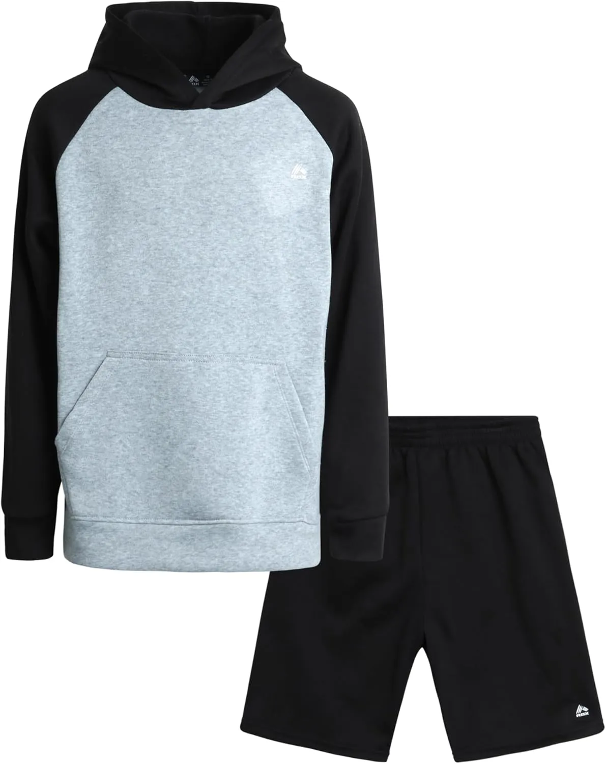 RBX Boys' Sweatsuit Set - 2 Piece Performance Fleece Hoodie Sweatshirt and Sweat Shorts (4-12)