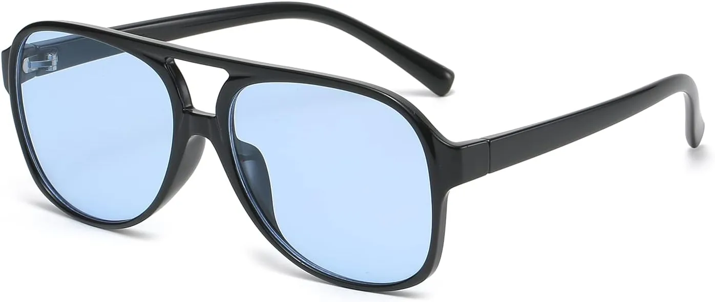 Retro 70s aviator sunglasses polarized sunglasses for Women Men classic large frame oversized sunglasses