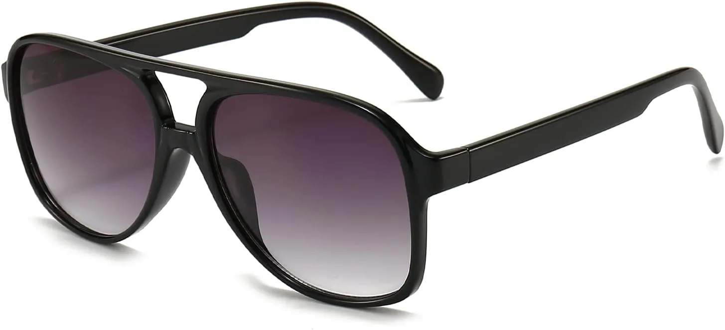 Retro 70s aviator sunglasses polarized sunglasses for Women Men classic large frame oversized sunglasses