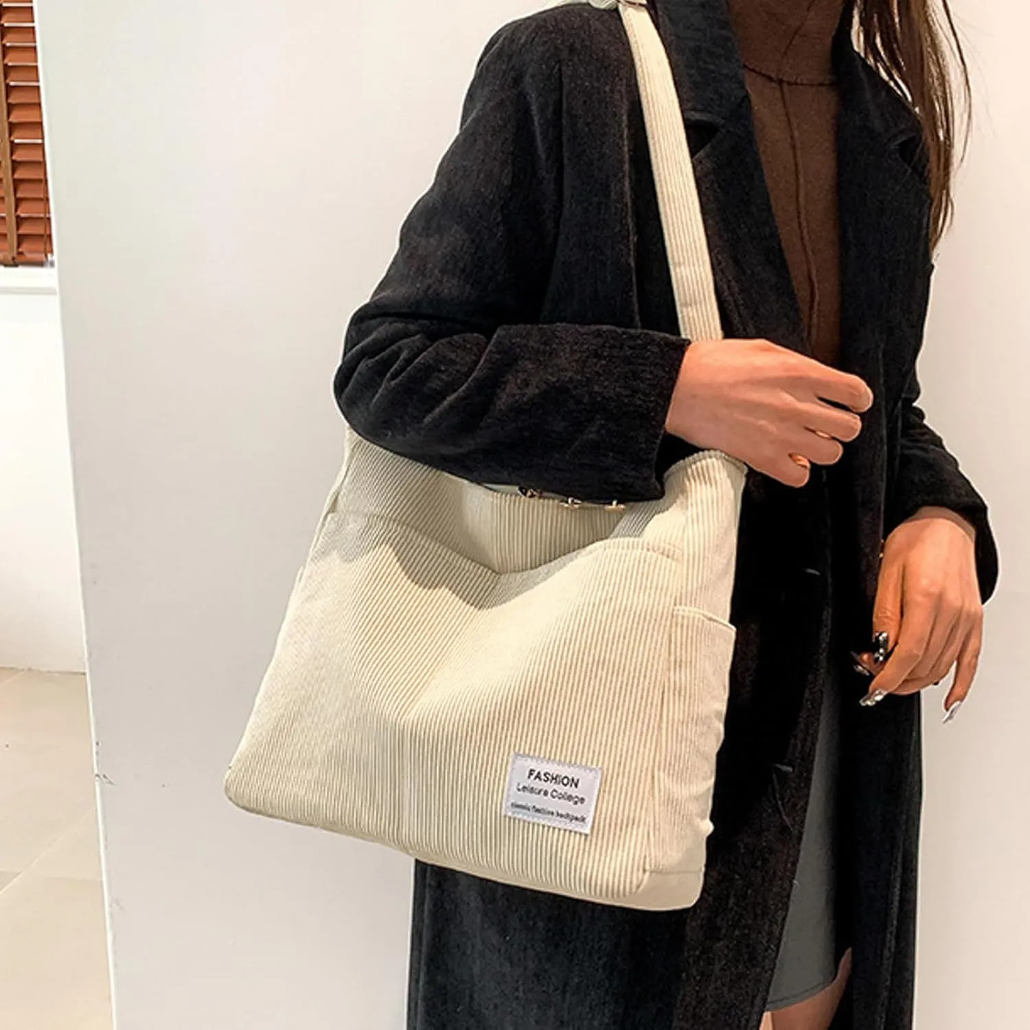 Satchel Bags for Women Purse Crossbody Bags with Pockets Top Handle Shoulder Handbags Versatile Travel Purse(White)