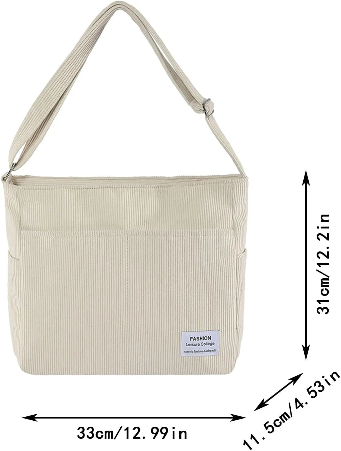 Satchel Bags for Women Purse Crossbody Bags with Pockets Top Handle Shoulder Handbags Versatile Travel Purse(White)